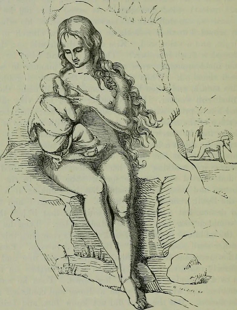 An illustration from A handbook of legendary and mythological art, 1872, leaf 175