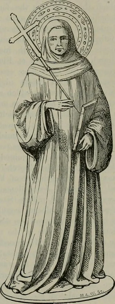An illustration from A handbook of legendary and mythological art, 1872, leaf 176
