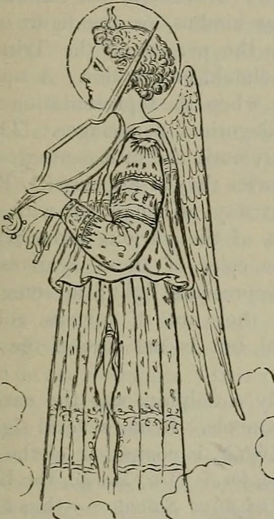 An illustration from A handbook of legendary and mythological art, 1872, leaf 18