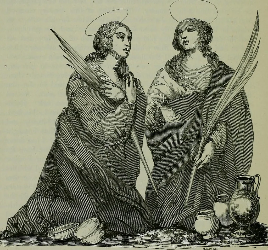 An illustration from A handbook of legendary and mythological art, 1872, leaf 189