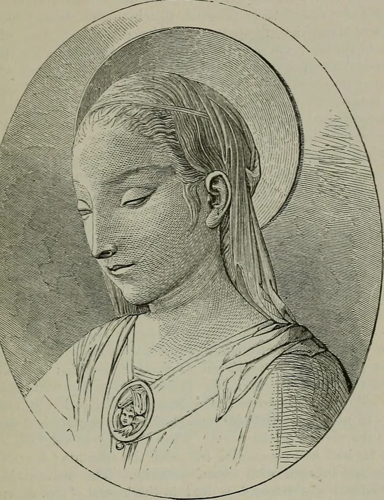 An illustration from A handbook of legendary and mythological art, 1872, leaf 202