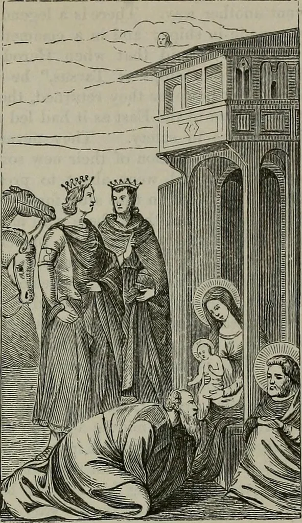 An illustration from A handbook of legendary and mythological art, 1872, leaf 208