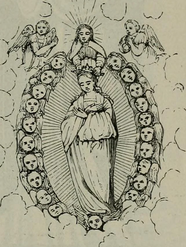 An illustration from A handbook of legendary and mythological art, 1872, leaf 222