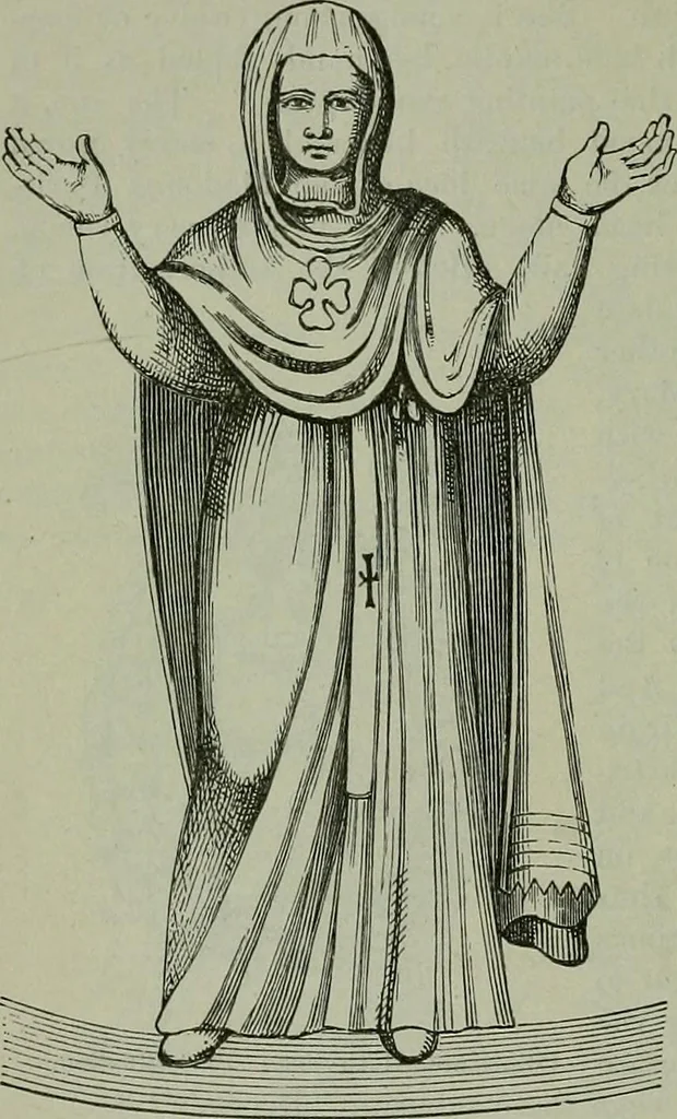 An illustration from A handbook of legendary and mythological art, 1872, leaf 223