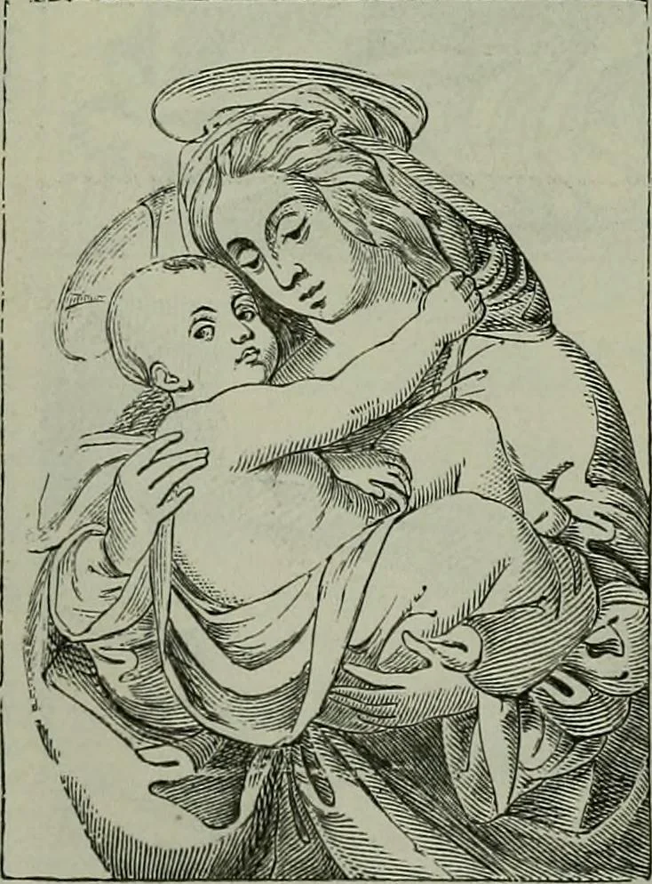 An illustration from A handbook of legendary and mythological art, 1872, leaf 225