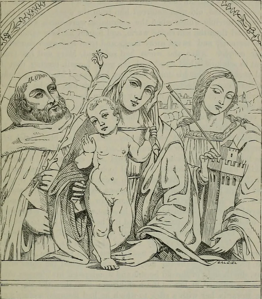 An illustration from A handbook of legendary and mythological art, 1872, leaf 226