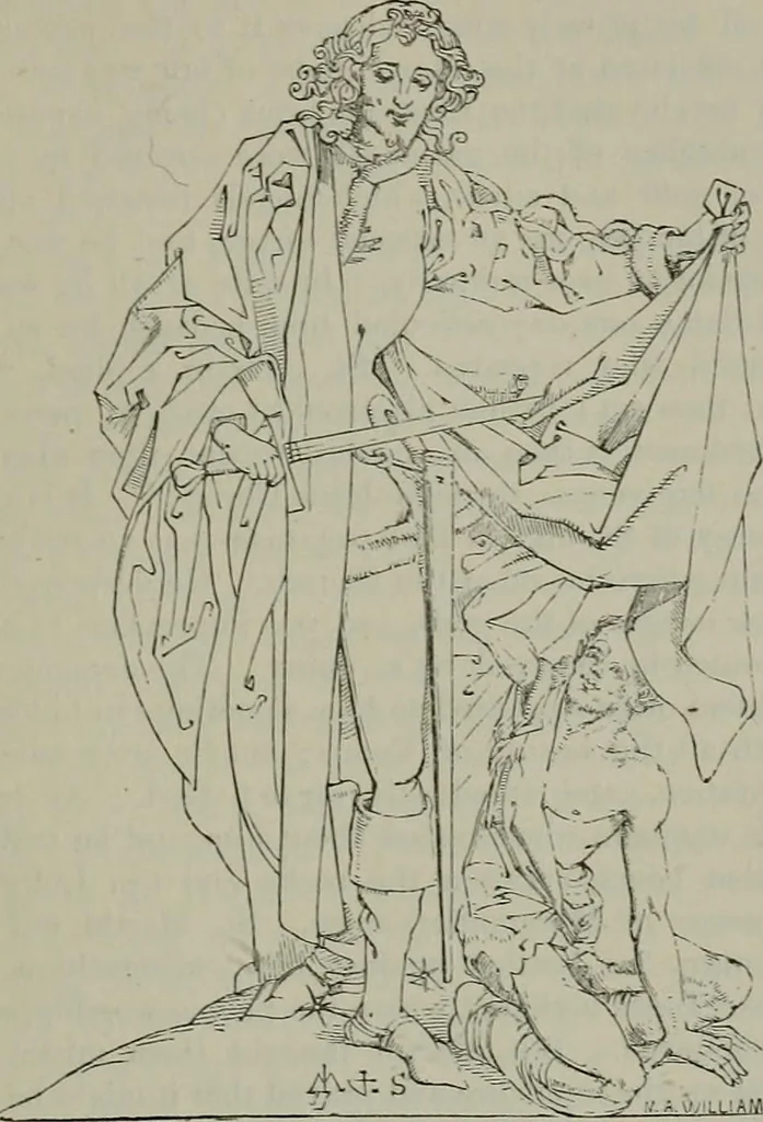 An illustration from A handbook of legendary and mythological art, 1872, leaf 234