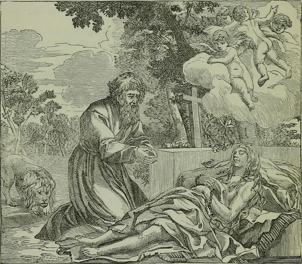 An illustration from A handbook of legendary and mythological art, 1872, leaf 237