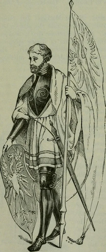 An illustration from A handbook of legendary and mythological art, 1872, leaf 243