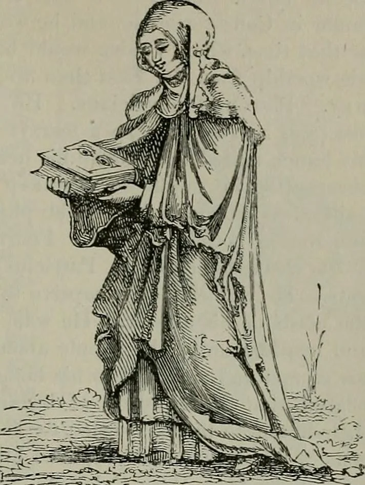 An illustration from A handbook of legendary and mythological art, 1872, leaf 262