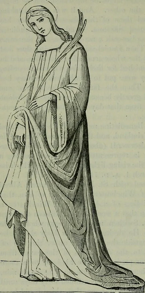 An illustration from A handbook of legendary and mythological art, 1872, leaf 303