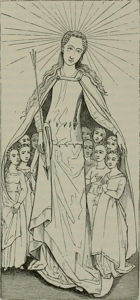 An illustration from A handbook of legendary and mythological art, 1872, leaf 320