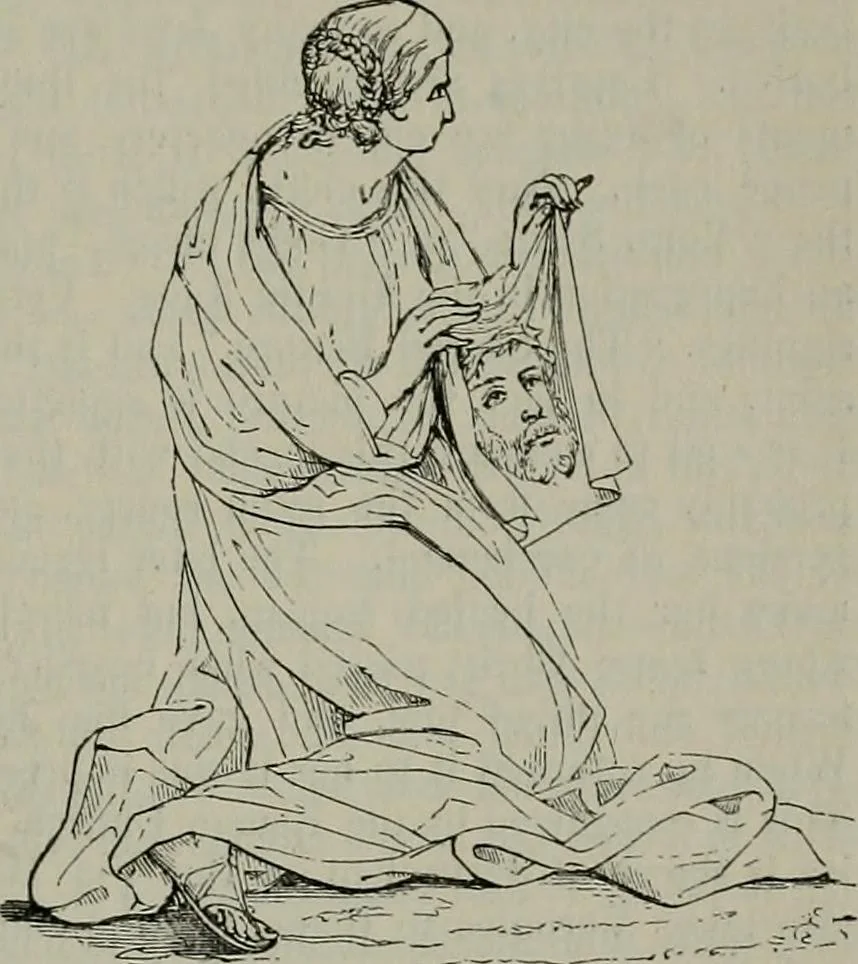 An illustration from A handbook of legendary and mythological art, 1872, leaf 326