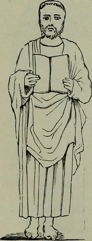 An illustration from A handbook of legendary and mythological art, 1872, leaf 37