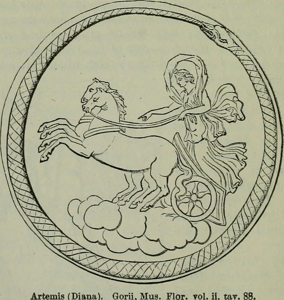 An illustration from A handbook of legendary and mythological art, 1872, leaf 445