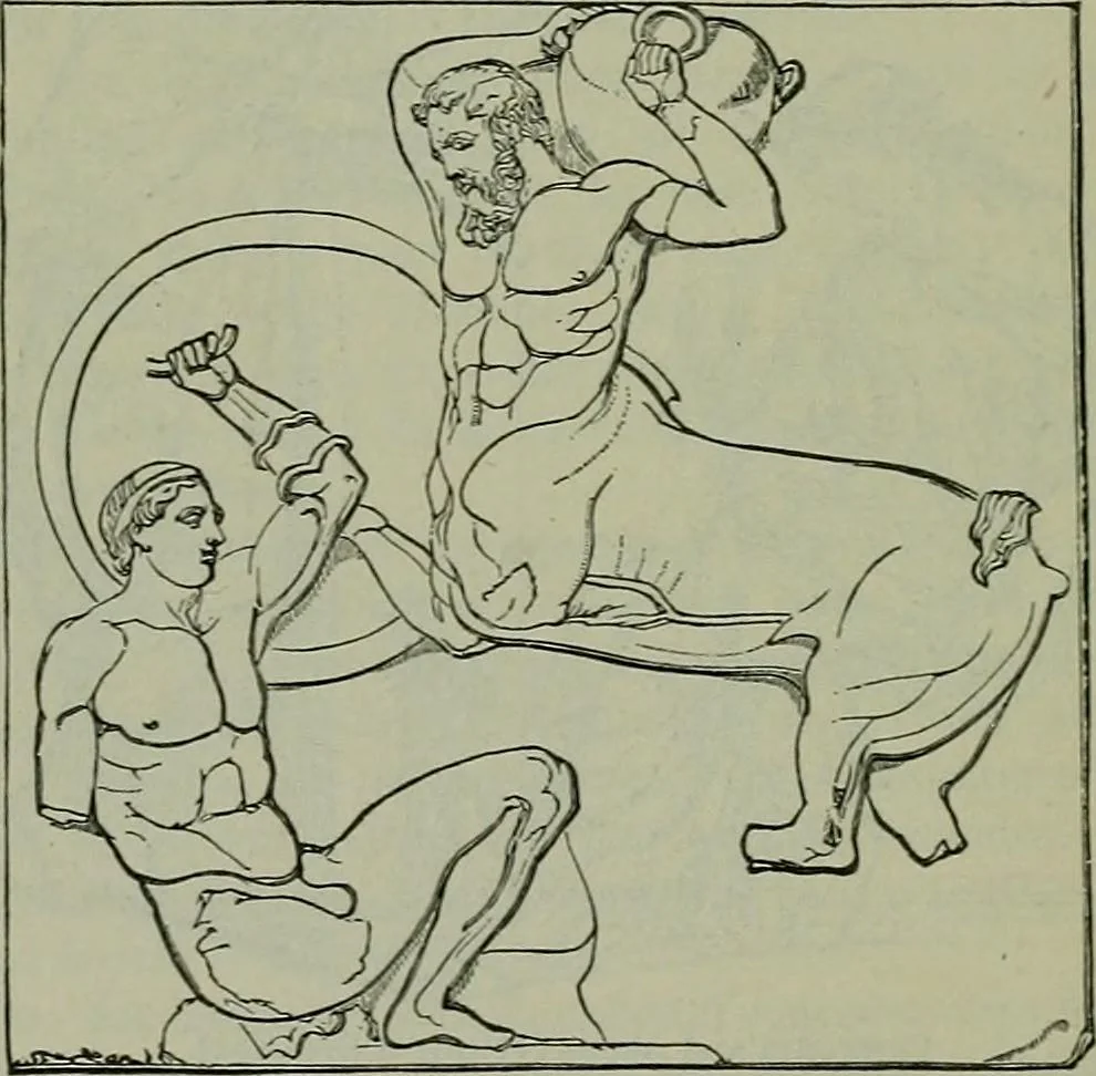 An illustration from A handbook of legendary and mythological art, 1872, leaf 453