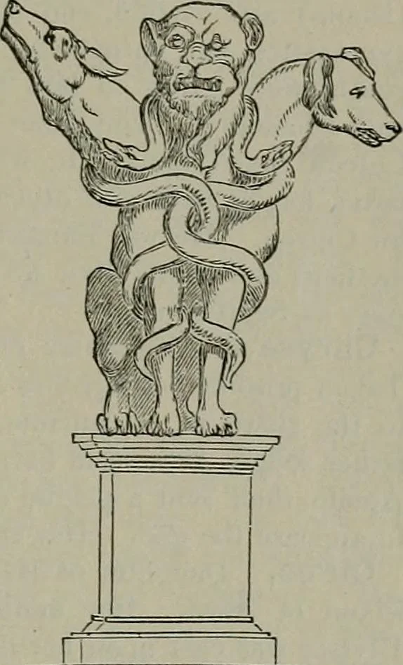 An illustration from A handbook of legendary and mythological art, 1872, leaf 454