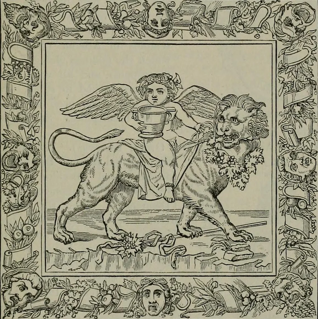 An illustration from A handbook of legendary and mythological art, 1872, leaf 464