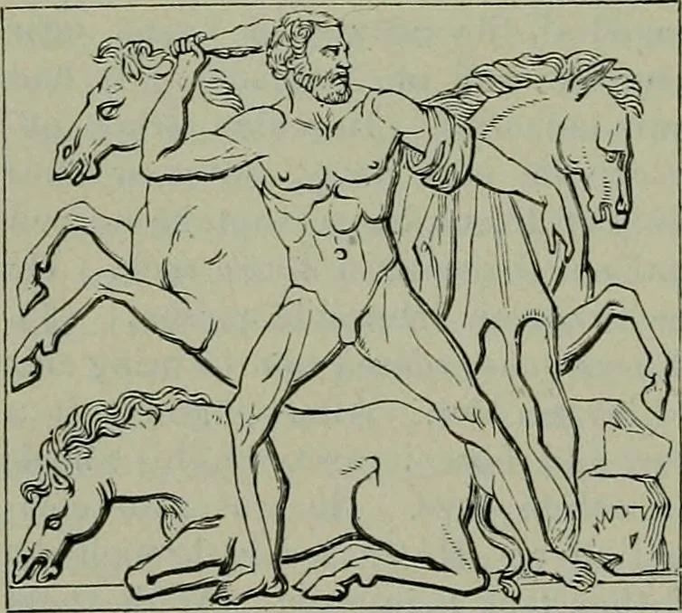 An illustration from A handbook of legendary and mythological art, 1872, leaf 471