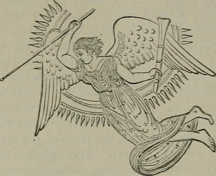 An illustration from A handbook of legendary and mythological art, 1872, leaf 478