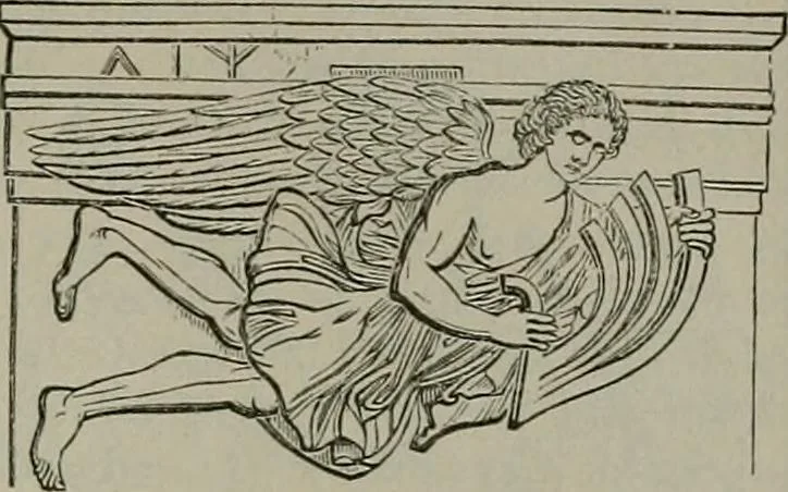 An illustration from A handbook of legendary and mythological art, 1872, leaf 482