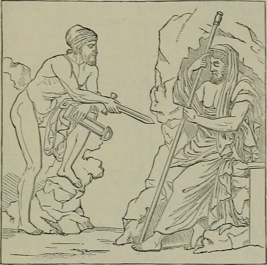 An illustration from A handbook of legendary and mythological art, 1872, leaf 508