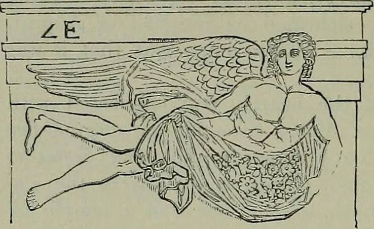 An illustration from A handbook of legendary and mythological art, 1872, leaf 513