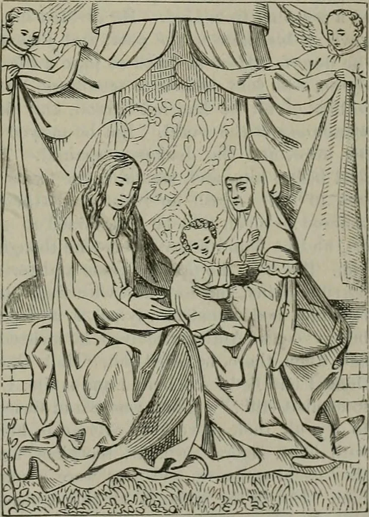 An illustration from A handbook of legendary and mythological art, 1872, leaf 60
