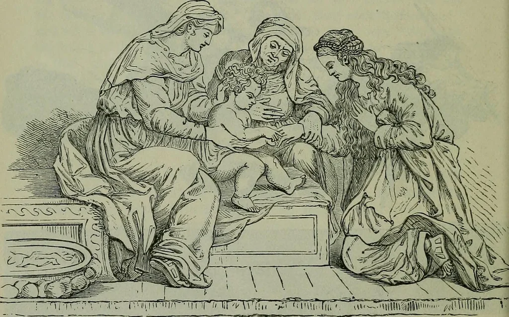 An illustration from A handbook of legendary and mythological art, 1872, leaf 83