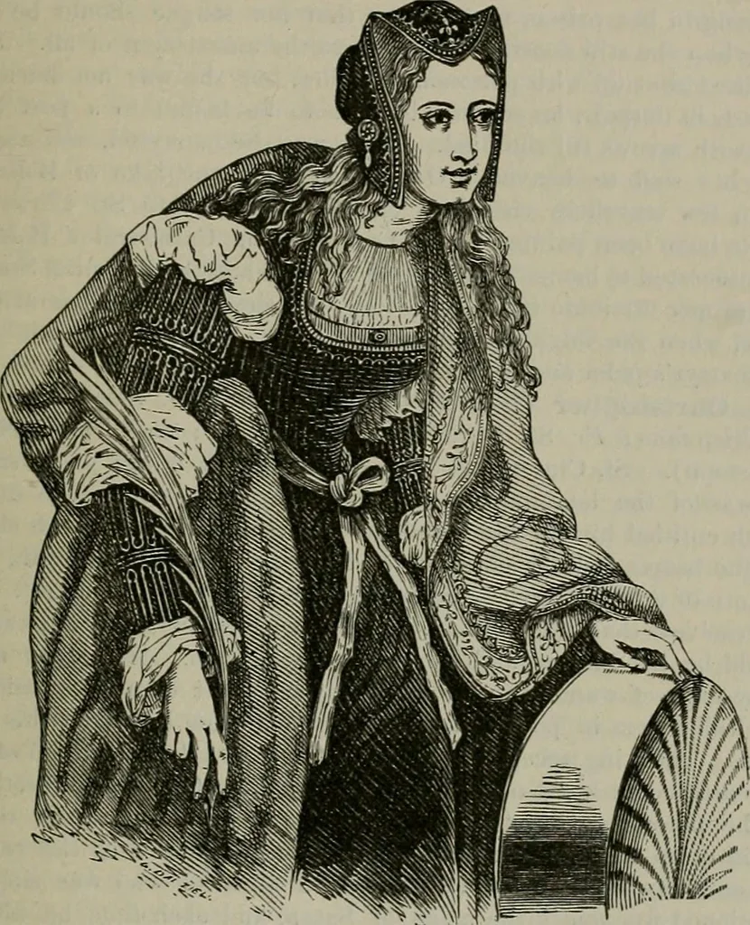 An illustration from A handbook of legendary and mythological art, 1872, leaf 90
