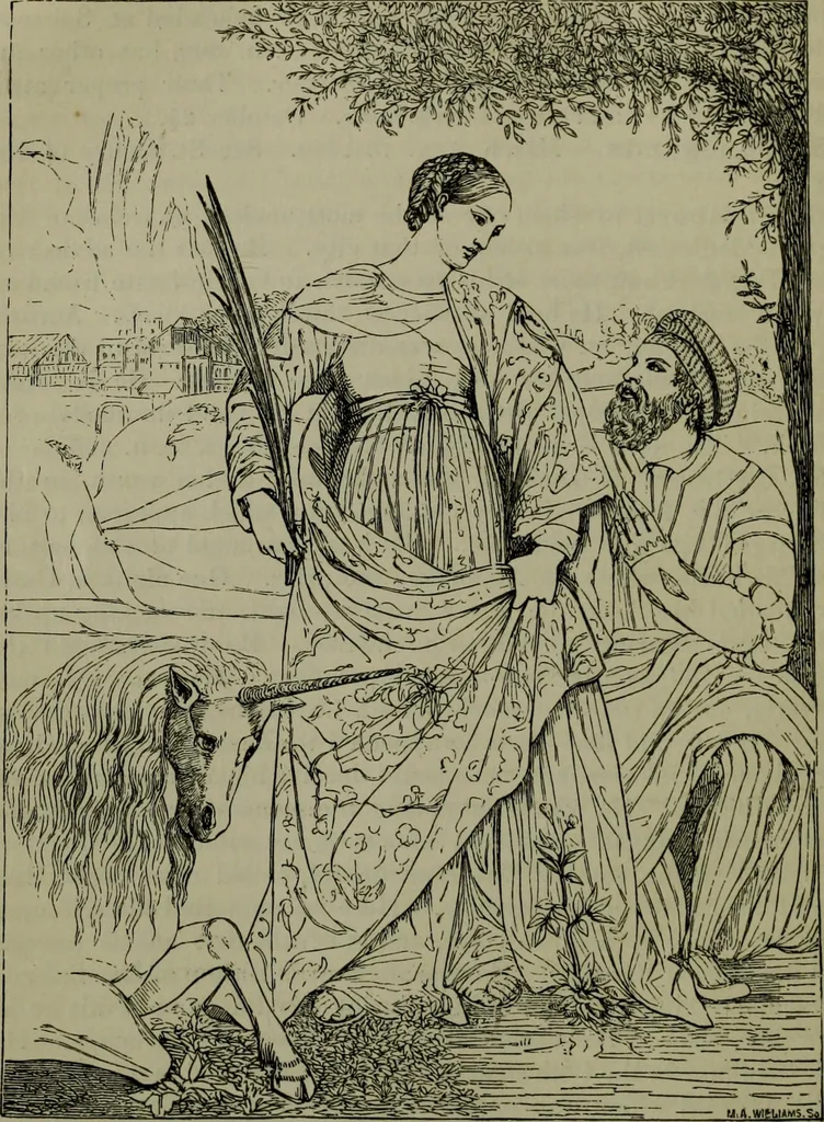 An illustration from A handbook of legendary and mythological art, 1876, leaf 103