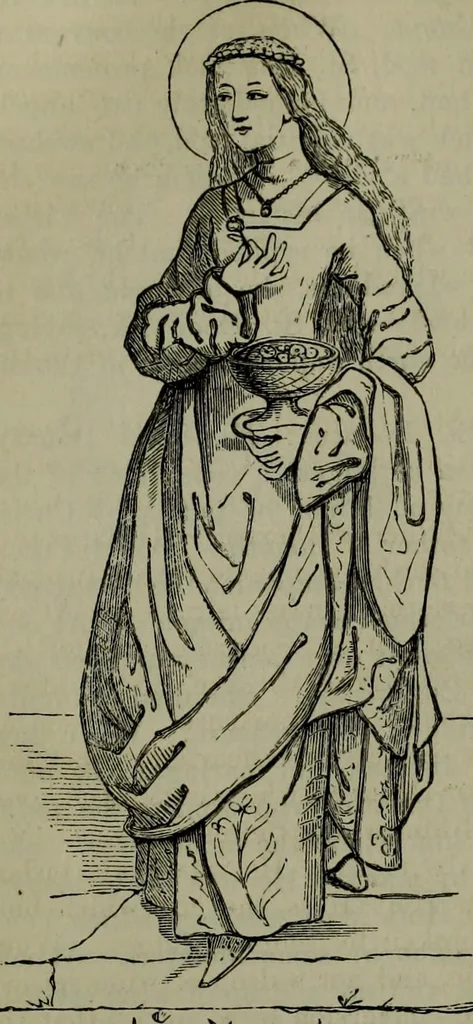 An illustration from A handbook of legendary and mythological art, 1876, leaf 109