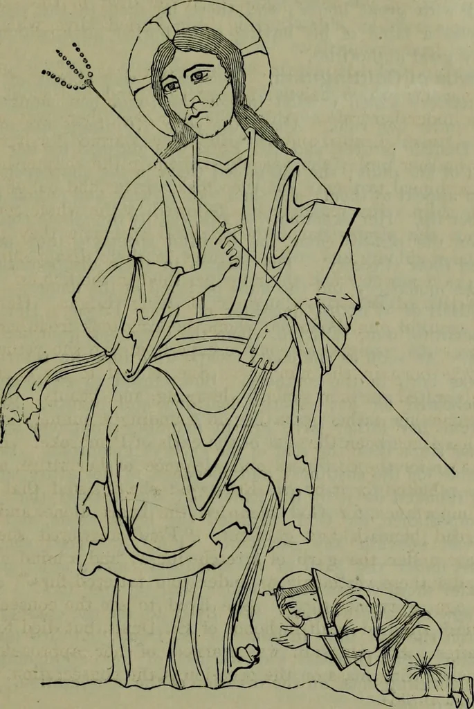 An illustration from A handbook of legendary and mythological art, 1876, leaf 110