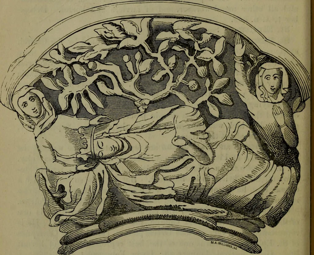 An illustration from A handbook of legendary and mythological art, 1876, leaf 119