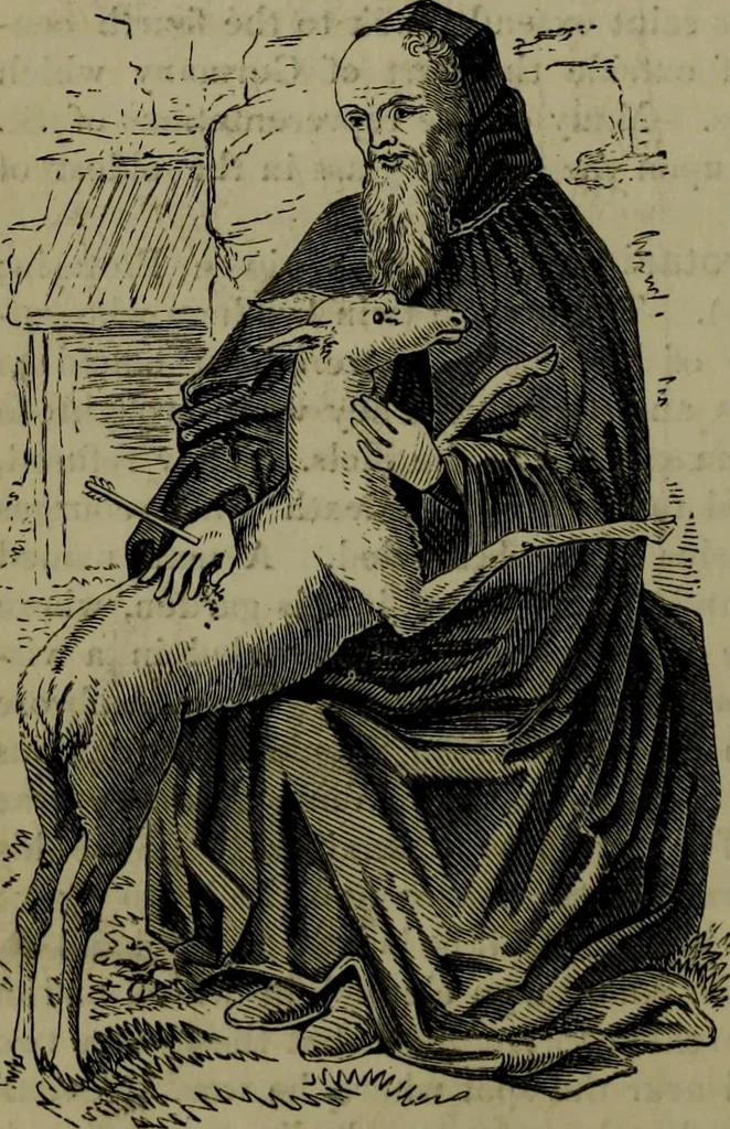 An illustration from A handbook of legendary and mythological art, 1876, leaf 143