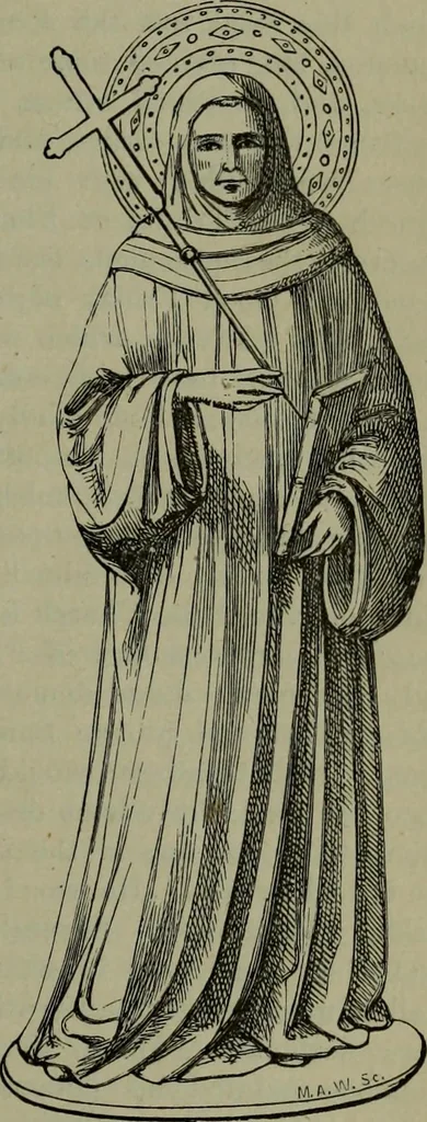 An illustration from A handbook of legendary and mythological art, 1876, leaf 178