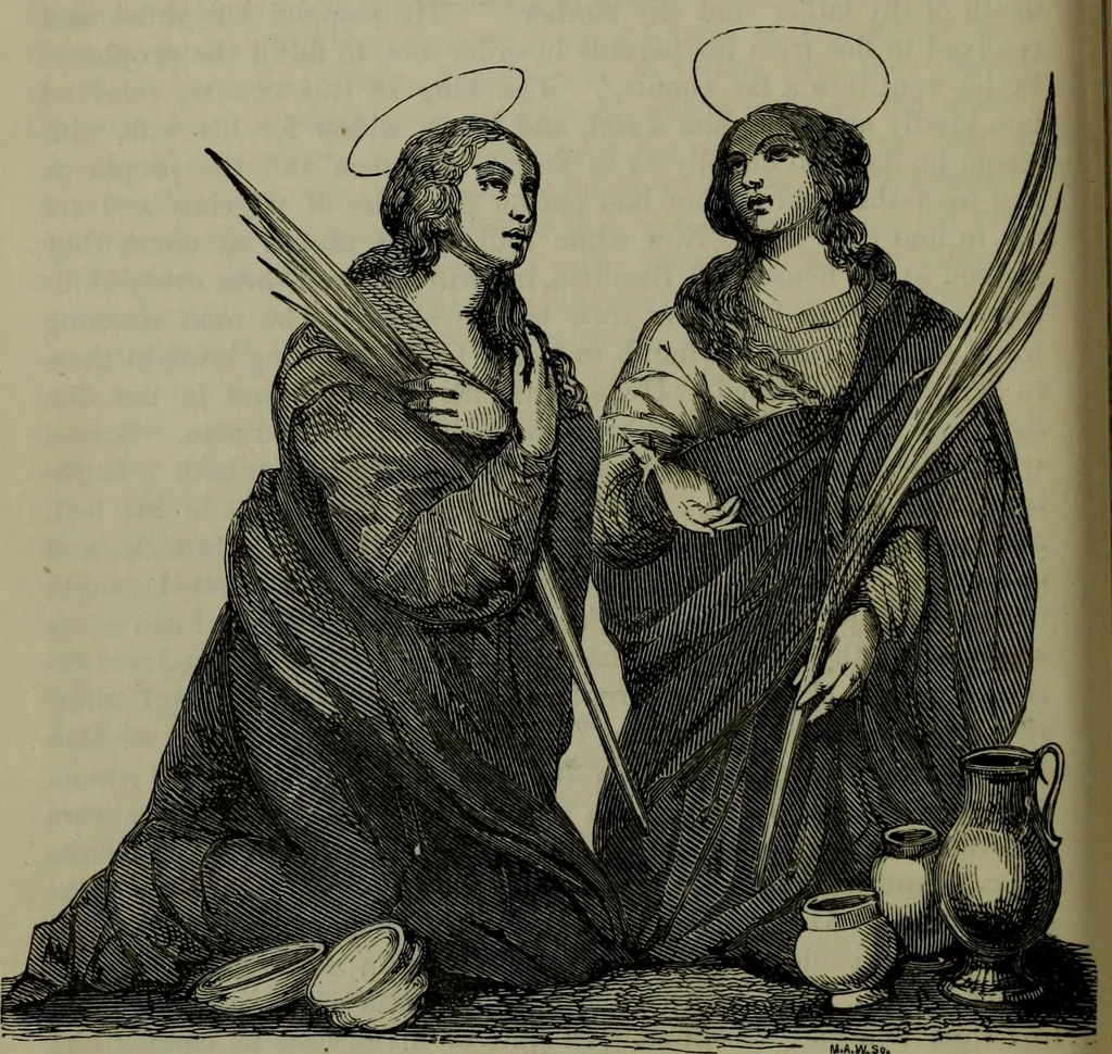 An illustration from A handbook of legendary and mythological art, 1876, leaf 191