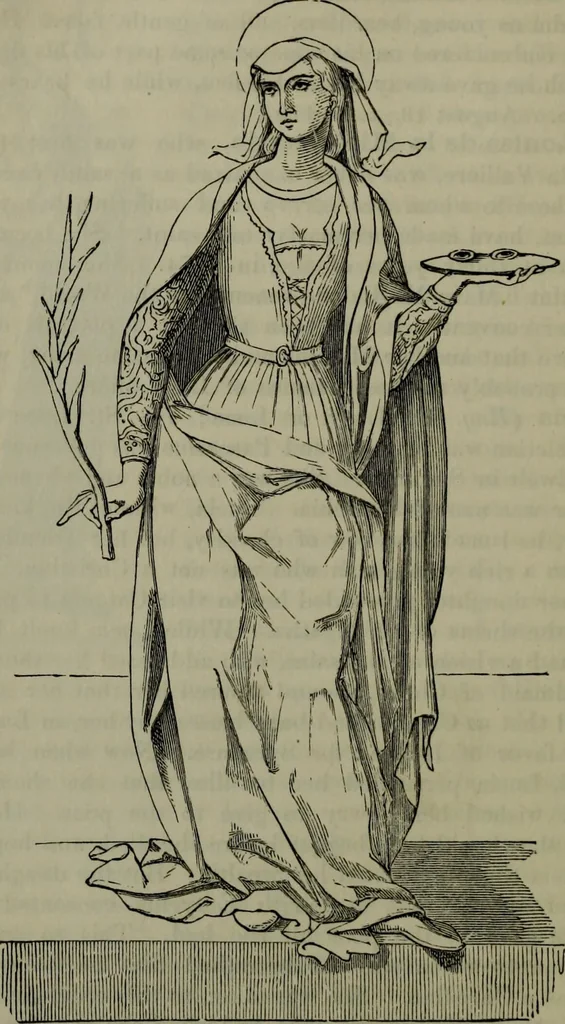 An illustration from A handbook of legendary and mythological art, 1876, leaf 201