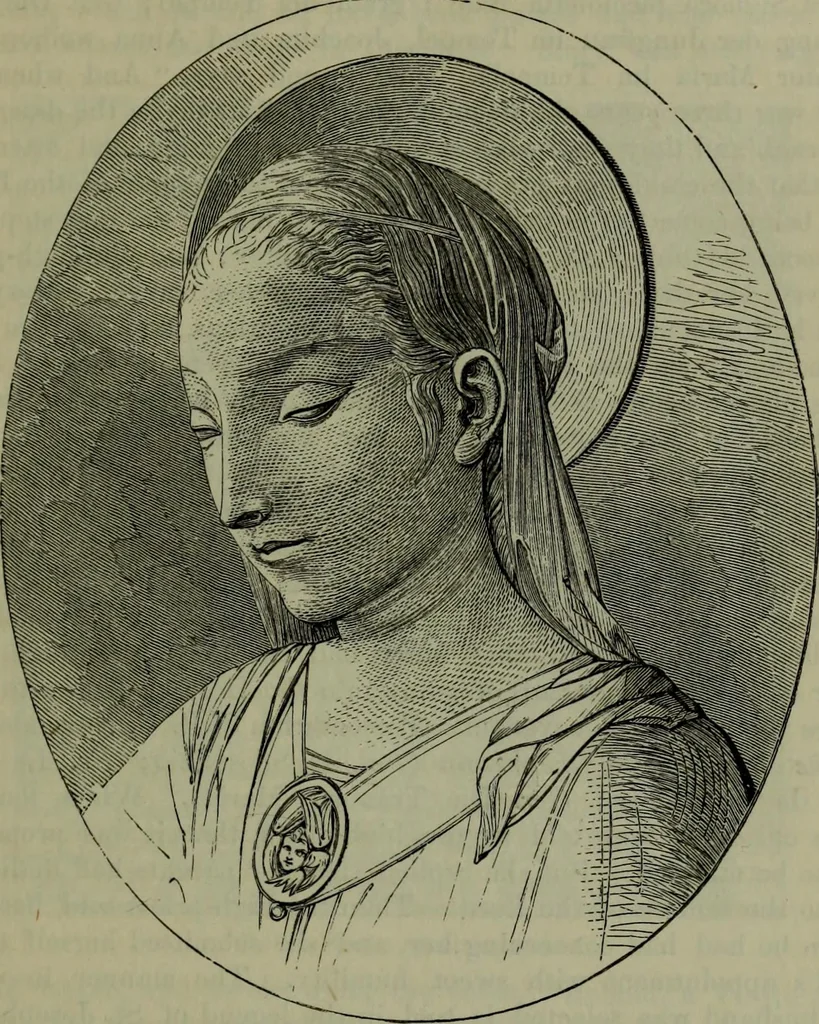 An illustration from A handbook of legendary and mythological art, 1876, leaf 204