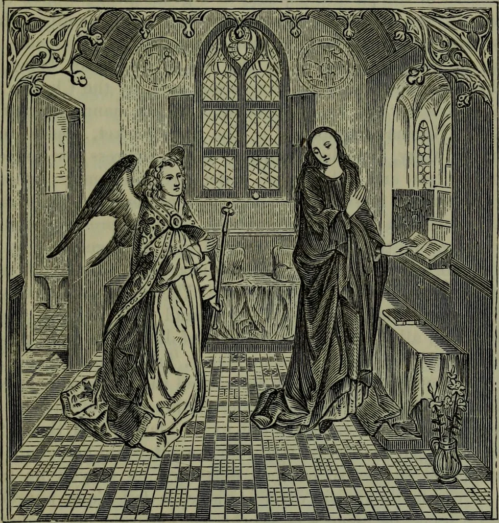 An illustration from A handbook of legendary and mythological art, 1876, leaf 206