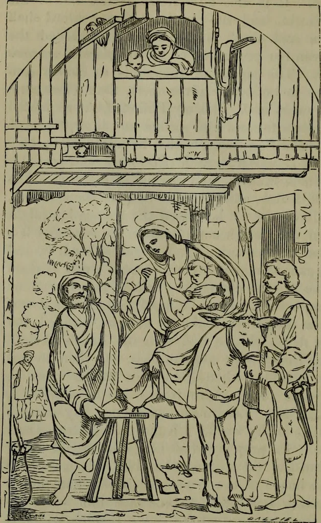 An illustration from A handbook of legendary and mythological art, 1876, leaf 213