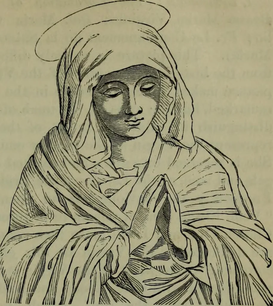 An illustration from A handbook of legendary and mythological art, 1876, leaf 222
