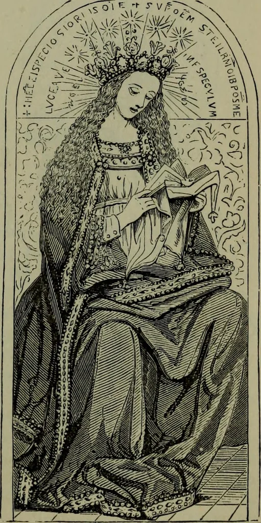 An illustration from A handbook of legendary and mythological art, 1876, leaf 222