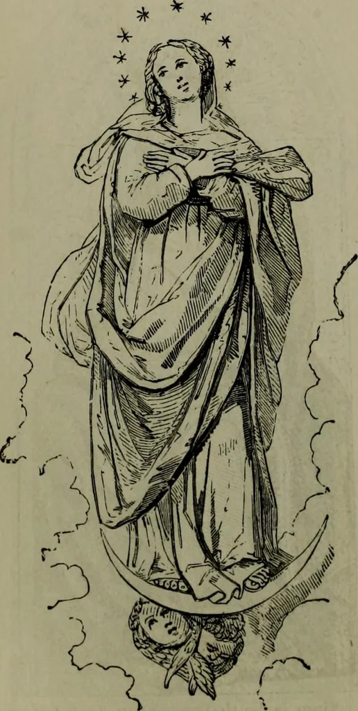 An illustration from A handbook of legendary and mythological art, 1876, leaf 223