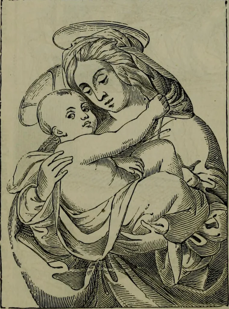 An illustration from A handbook of legendary and mythological art, 1876, leaf 227