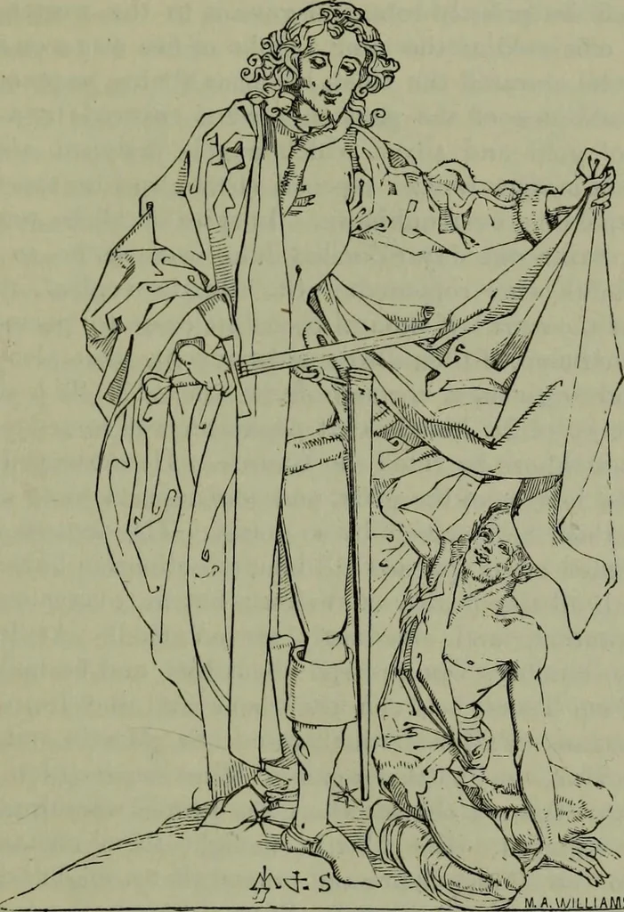 An illustration from A handbook of legendary and mythological art, 1876, leaf 236