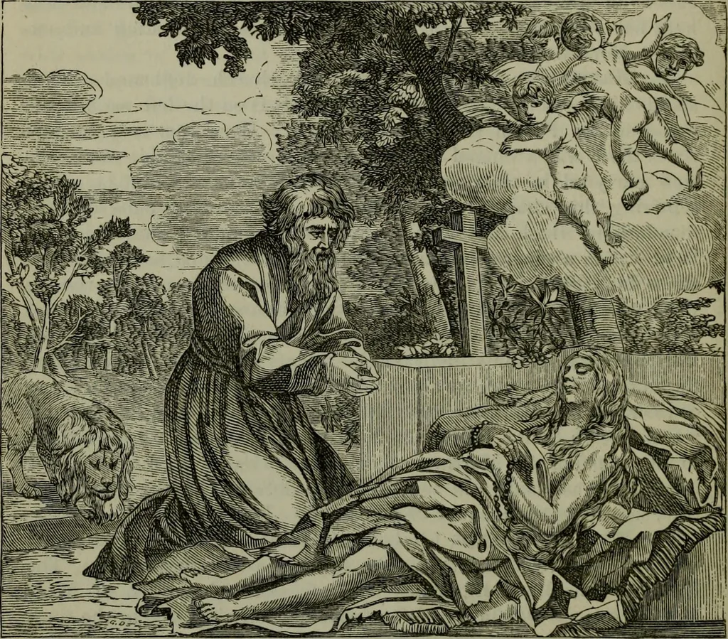 An illustration from A handbook of legendary and mythological art, 1876, leaf 239