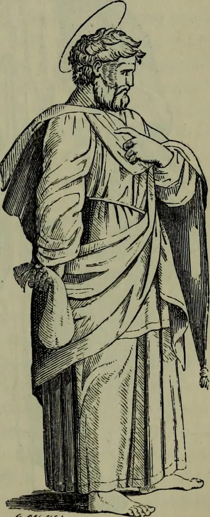 An illustration from A handbook of legendary and mythological art, 1876, leaf 244
