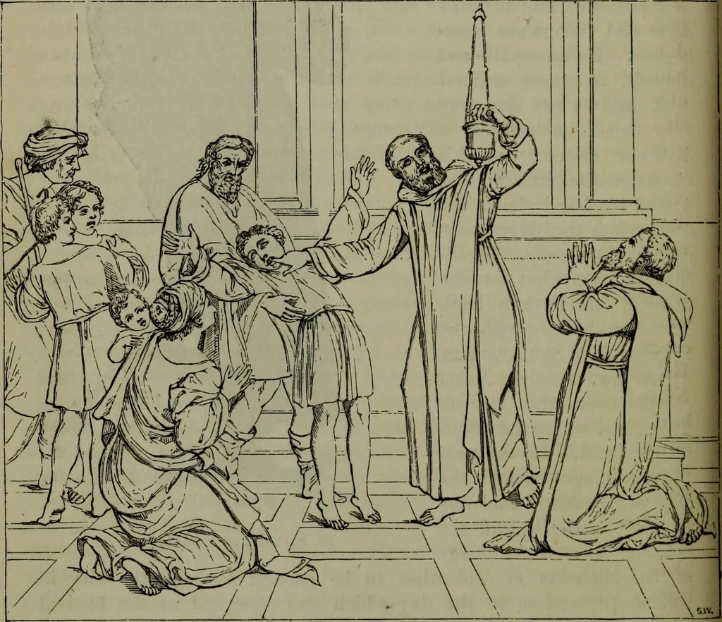 An illustration from A handbook of legendary and mythological art, 1876, leaf 259