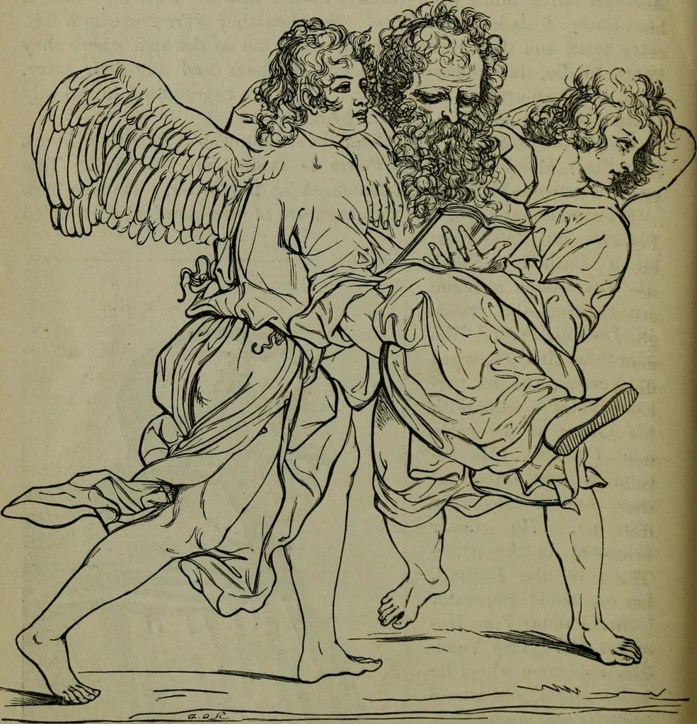 An illustration from A handbook of legendary and mythological art, 1876, leaf 273